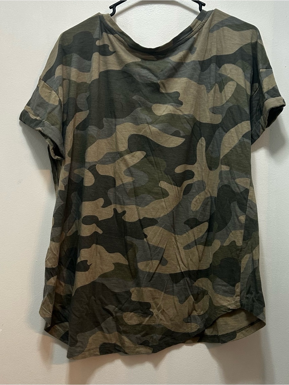 Maurices Olive & Dark Green Camo Short-Sleeve Tee - Picture 2 of 4